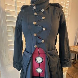 Long gothic steampunk coat sweater